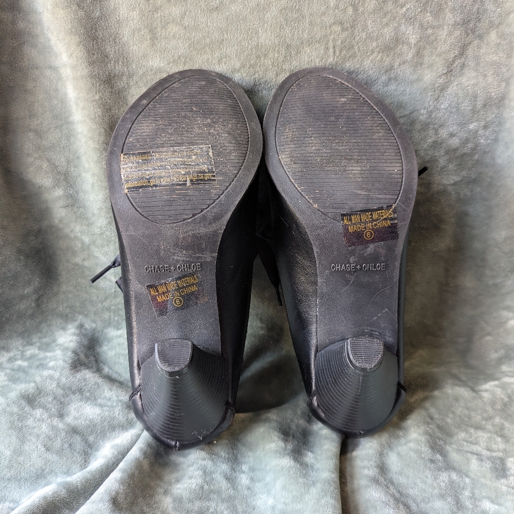 Chase + Chloe Dora-7 Black Size 6 Women's Oxford Heels - Picture 6 of 6